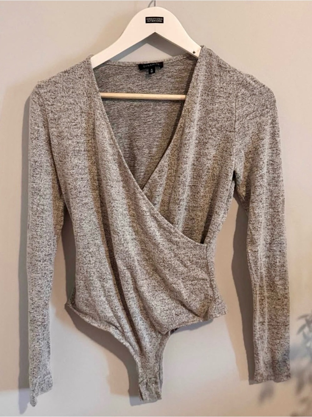 Dynamite grey soft bodysuit